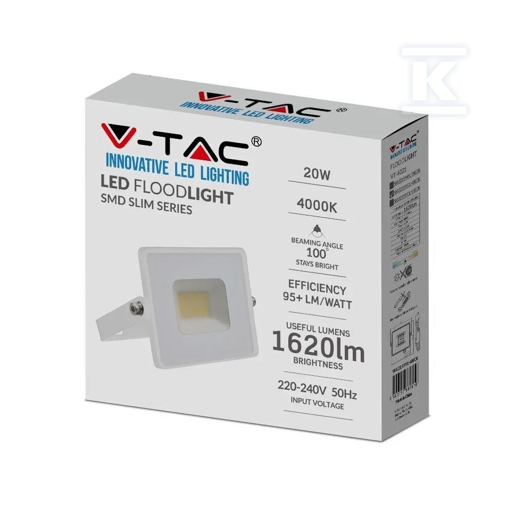 Naświetlacz LED V-TAC 20W SMD E-series - 215950