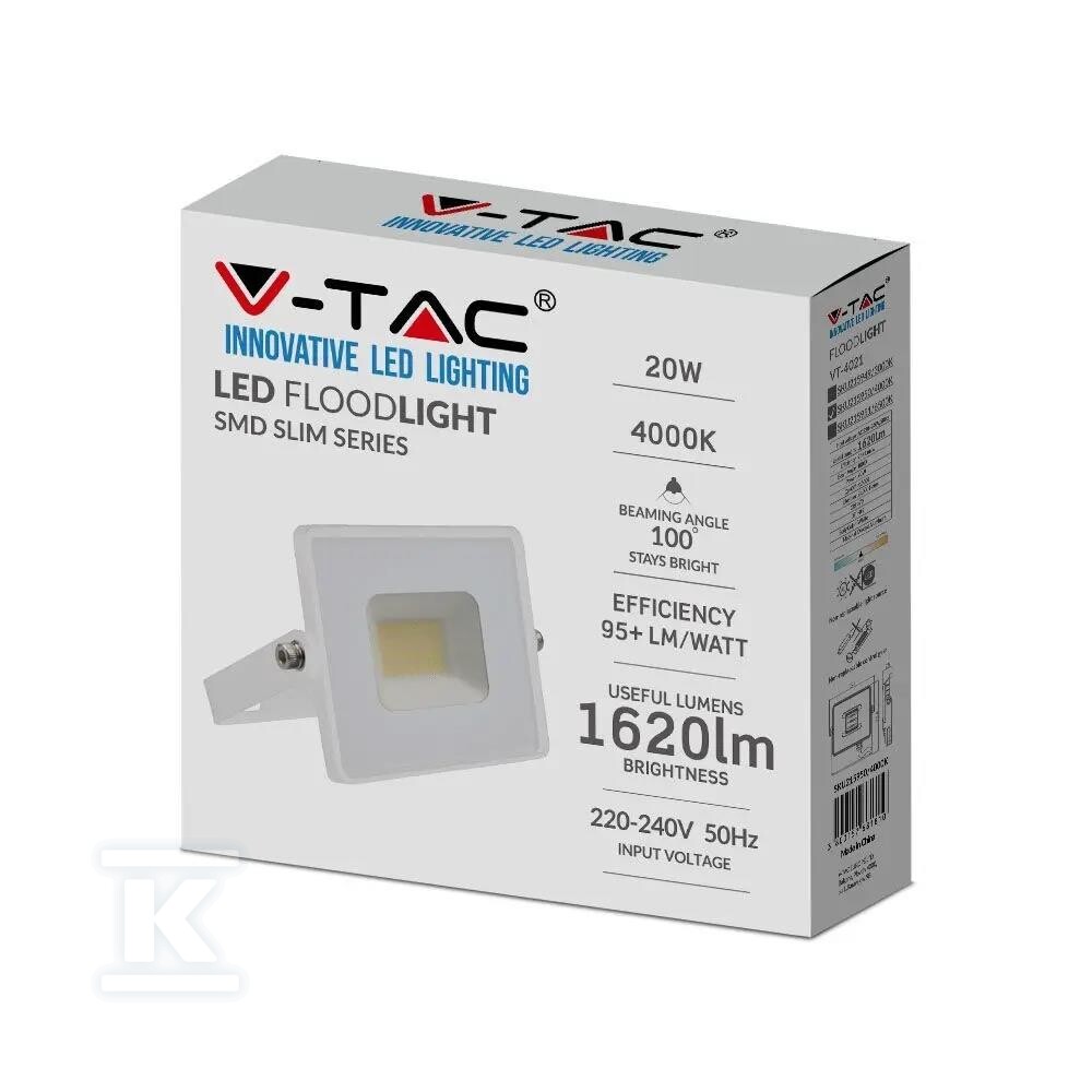 Naświetlacz LED V-TAC 20W SMD E-series - 215951
