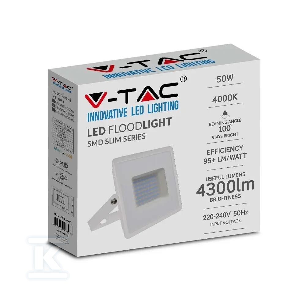 Naświetlacz LED V-TAC 50W SMD E-series - 215963