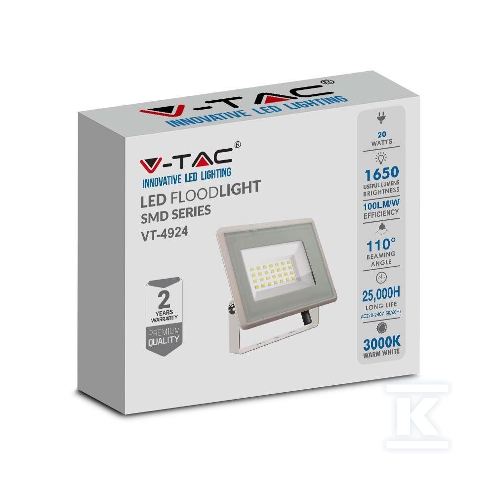 Naświetlacz LED V-TAC 20W SMD F-class - 6740