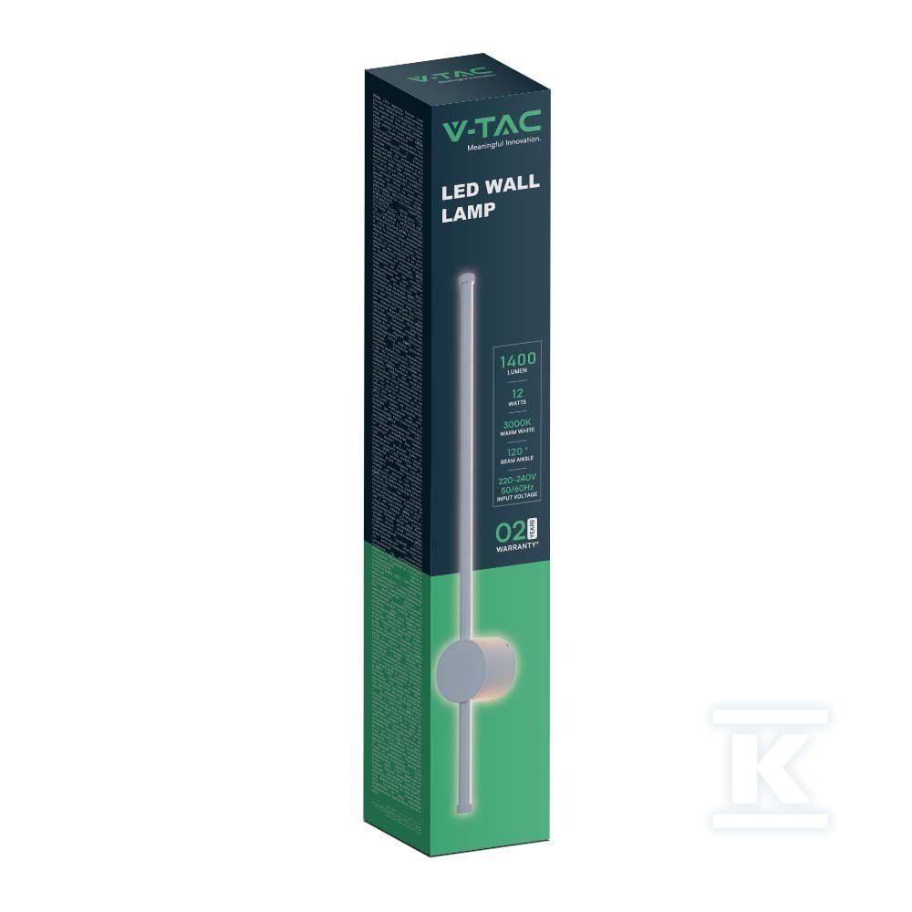 Oprawa ścienna elewacyjna LED V-TAC 12W - 6832