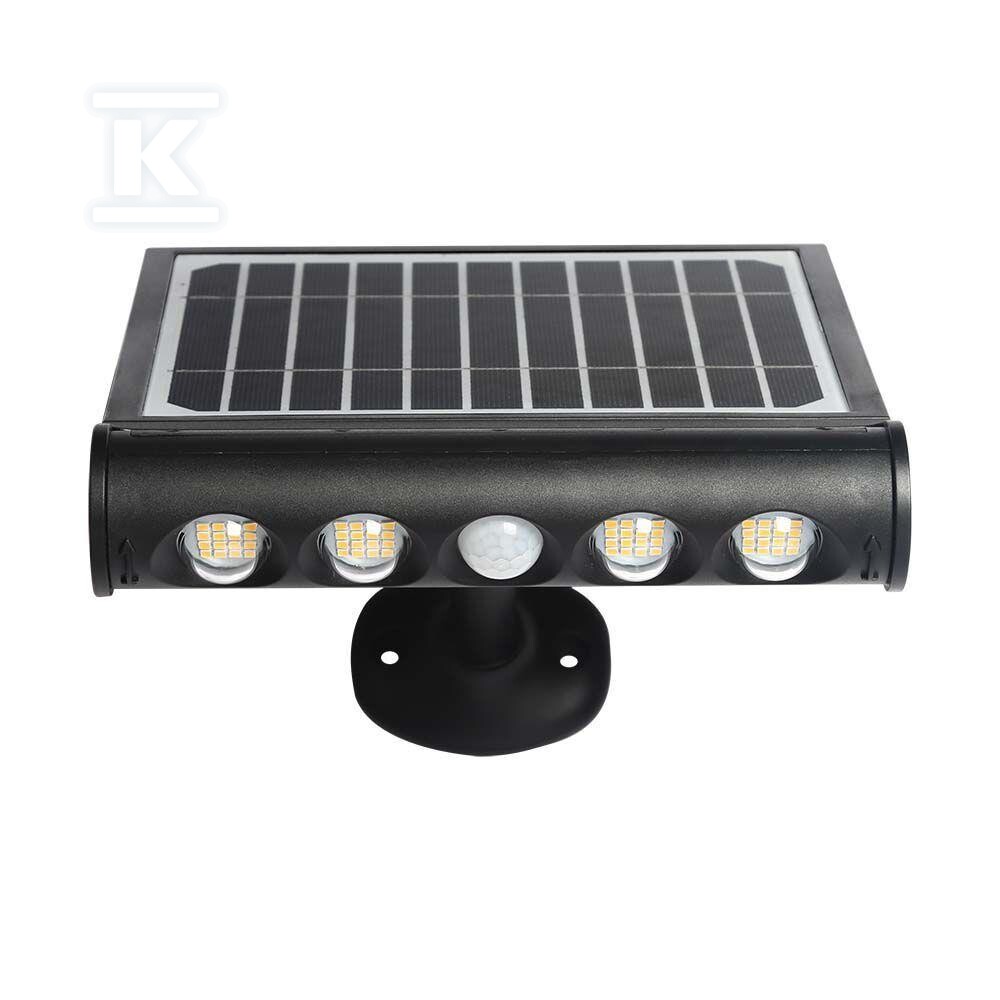 Naświetlacz solarny 8W LED czarny 8w1 - 6844