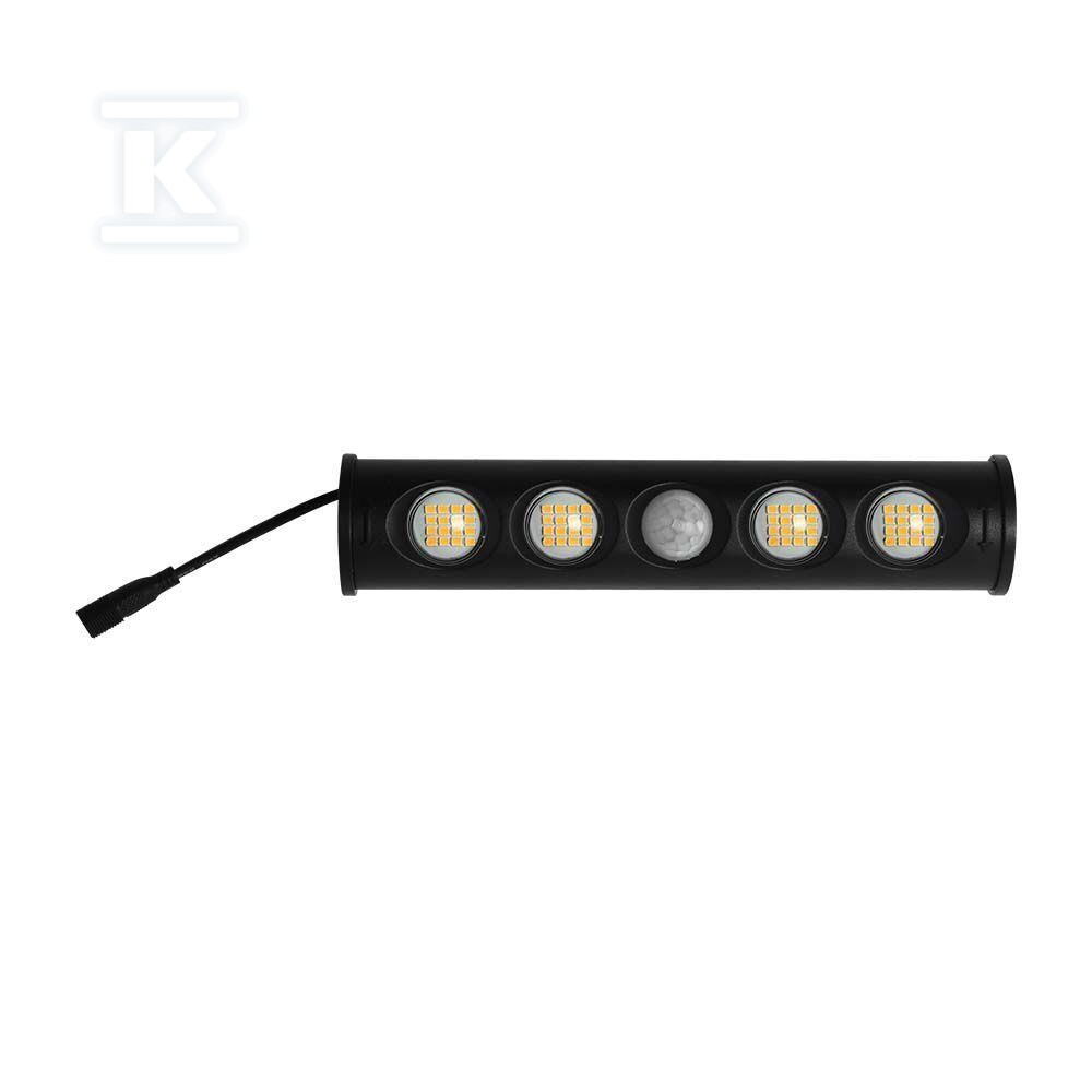 Naświetlacz solarny 8W LED czarny 8w1 - 6849