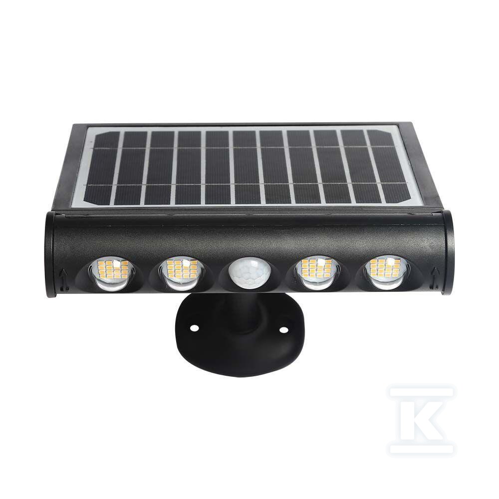 Naświetlacz solarny 8W LED czarny 8w1 - 6849