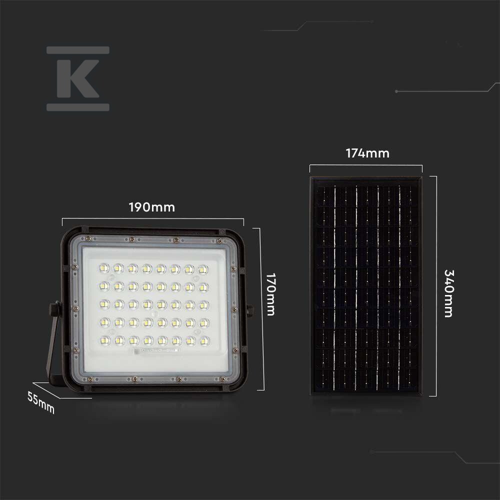 Naświetlacz LED solarny V-TAC 10W pilot - 7823