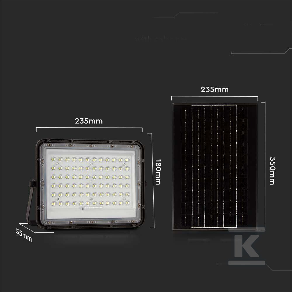 Naświetlacz LED solarny V-TAC 15W pilot - 7826