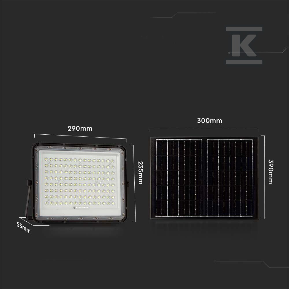 Naświetlacz LED solarny V-TAC 20W pilot - 7827