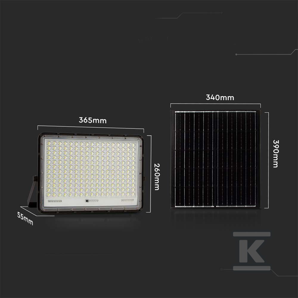 Naświetlacz LED solarny V-TAC 30W pilot - 7830