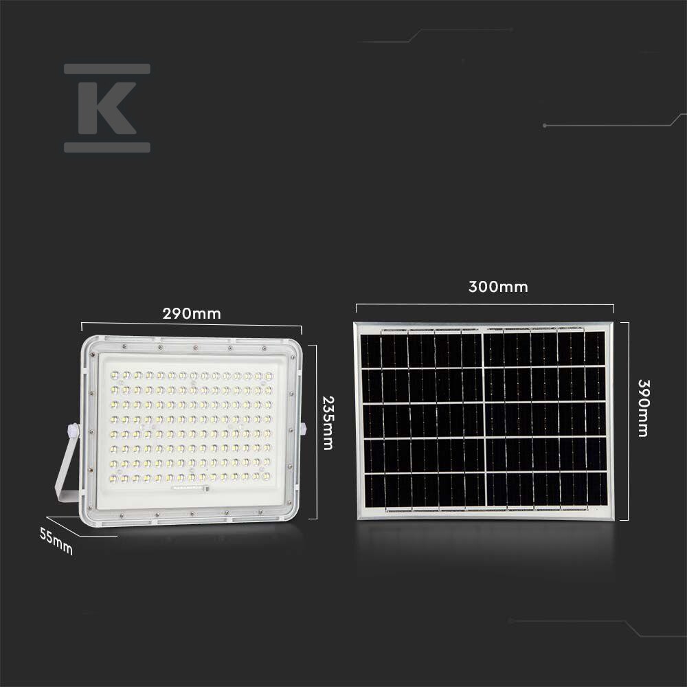 Naświetlacz LED solarny V-TAC 20W pilot - 7845