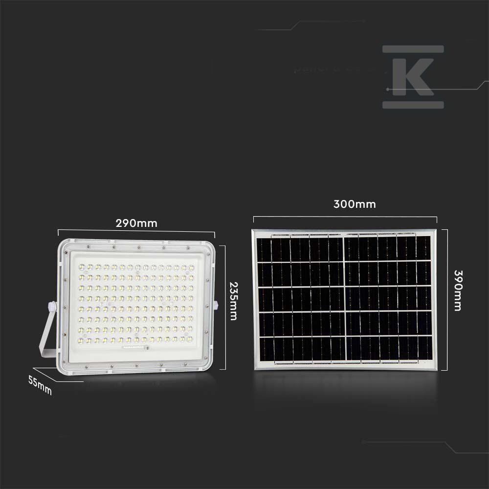 Naświetlacz LED solarny V-TAC 20W pilot - 7846