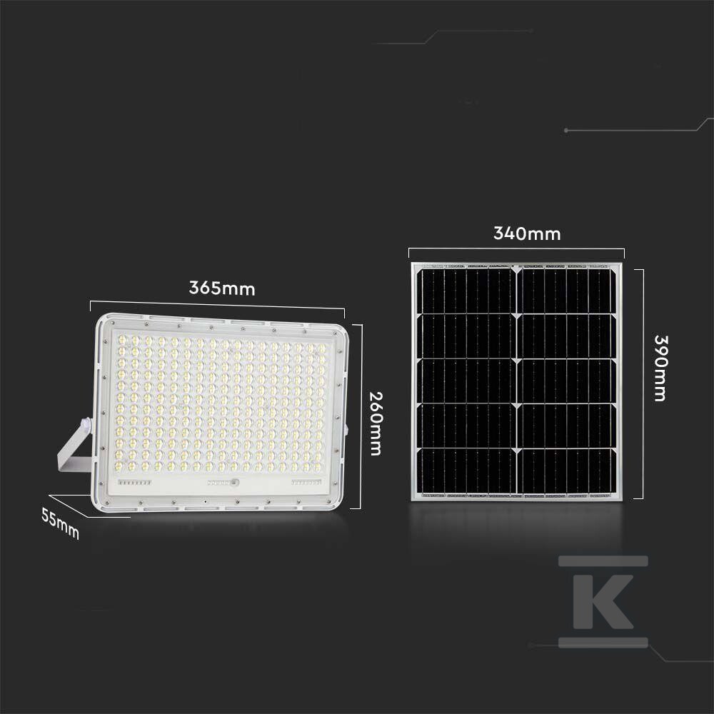 Naświetlacz LED solarny V-TAC 30W pilot - 7848