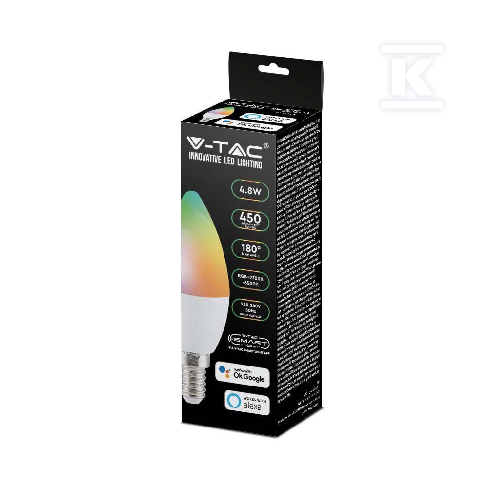 Żarówka LED smart WI-FI V-TAC 4.8W E14 - 212754