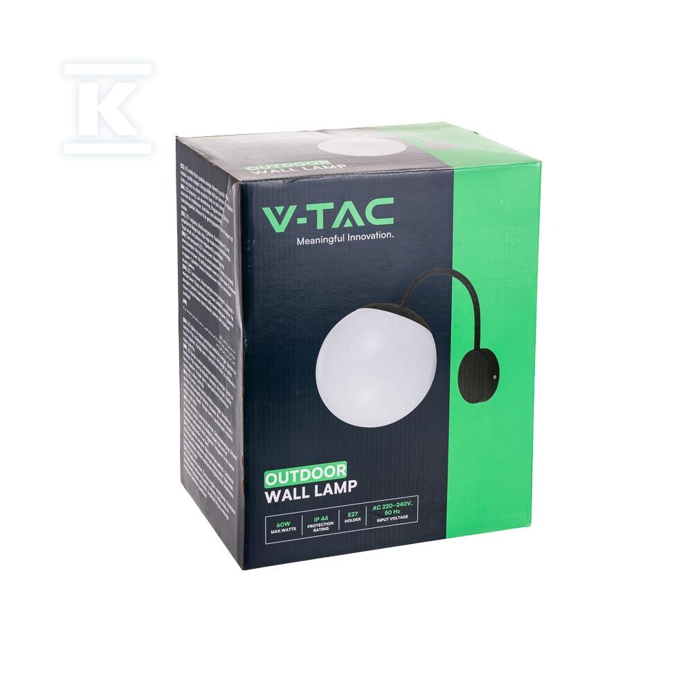 Oprawa ogrodowa kula V-TAC E27 kinkiet - 11823