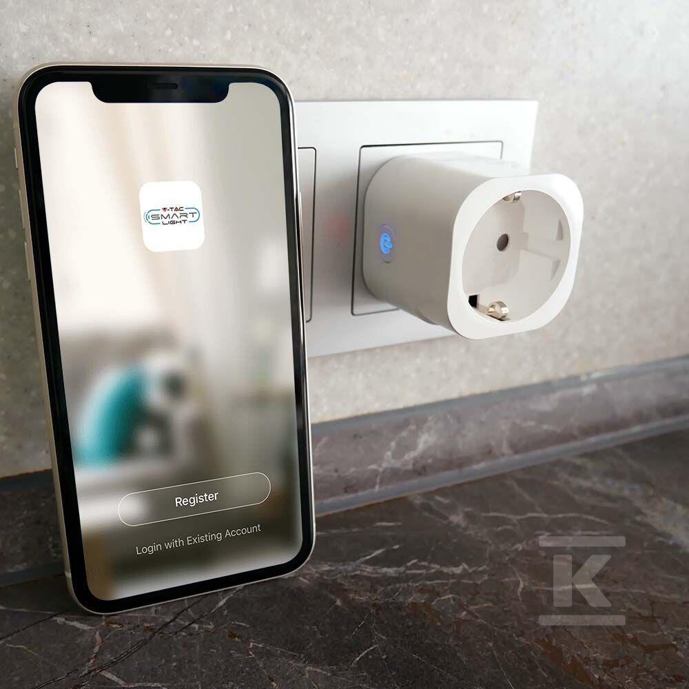 Gniazdo inteligentne V-TAC smart plug - 7696