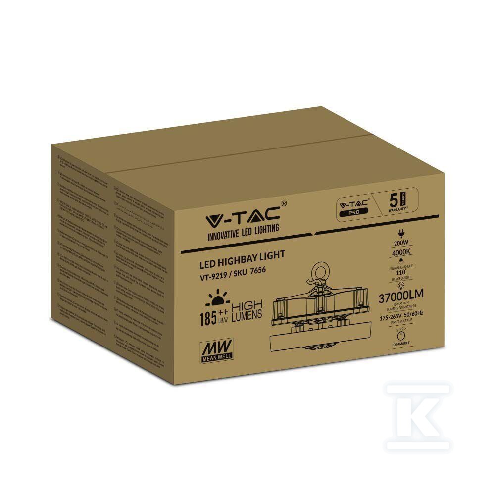 Oprawa LED high bay V-TAC MeanWell - 7657