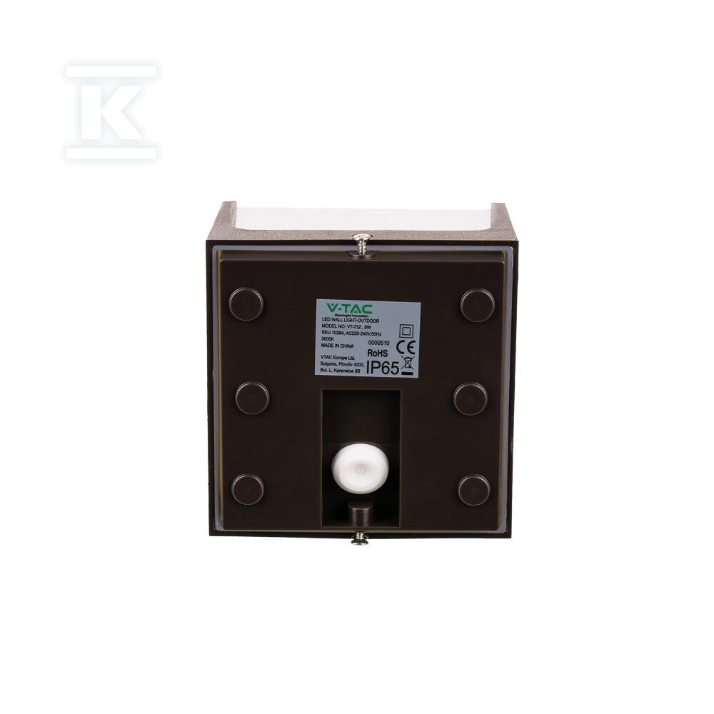 Oprawa ścienna ogrodowa V-TAC 8W LED - 10282