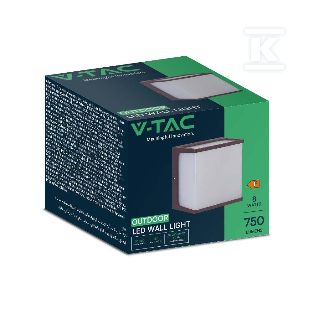 Oprawa ścienna ogrodowa V-TAC 8W LED - 10282