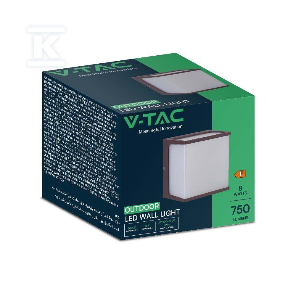Oprawa ścienna ogrodowa V-TAC 8W LED - 10283