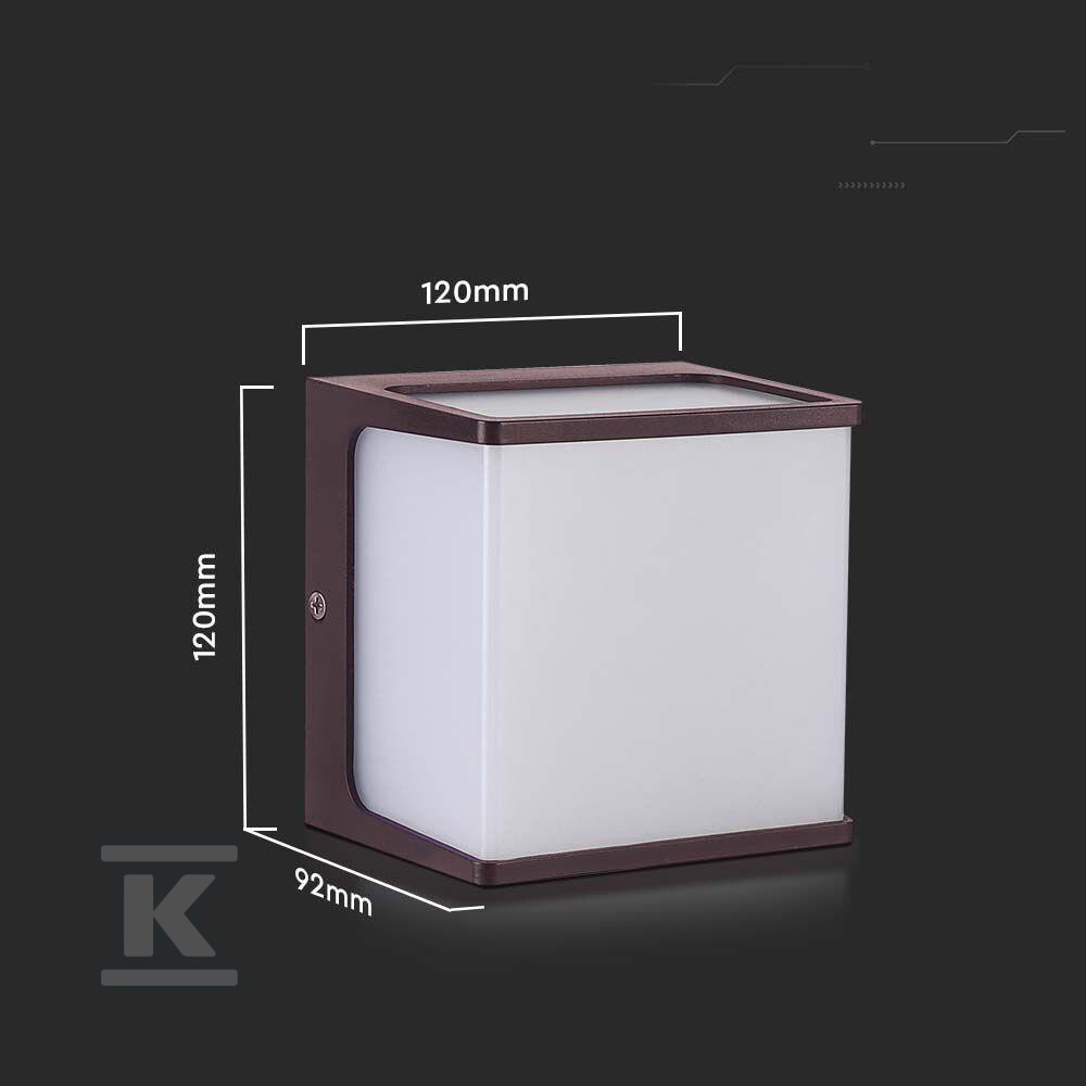 Oprawa ścienna ogrodowa V-TAC 8W LED - 10283