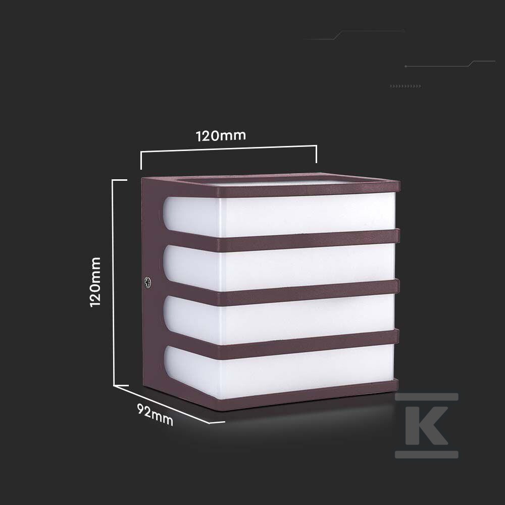 Oprawa ścienna ogrodowa V-TAC 8W LED - 10284