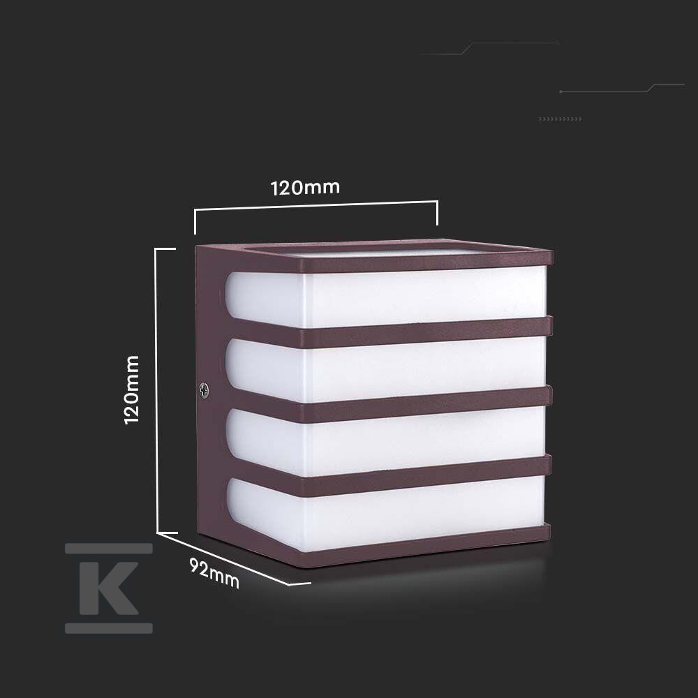 Oprawa ścienna ogrodowa V-TAC 8W LED - 10285