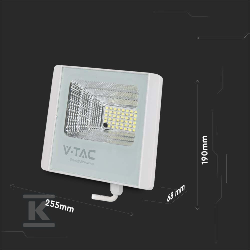 Naświetlacz LED solarny V-TAC 16W biały - 10406