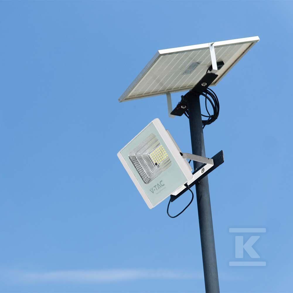Naświetlacz LED solarny V-TAC 20W biały - 10408