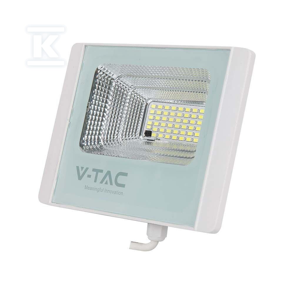 Naświetlacz LED solarny V-TAC 20W biały - 10409