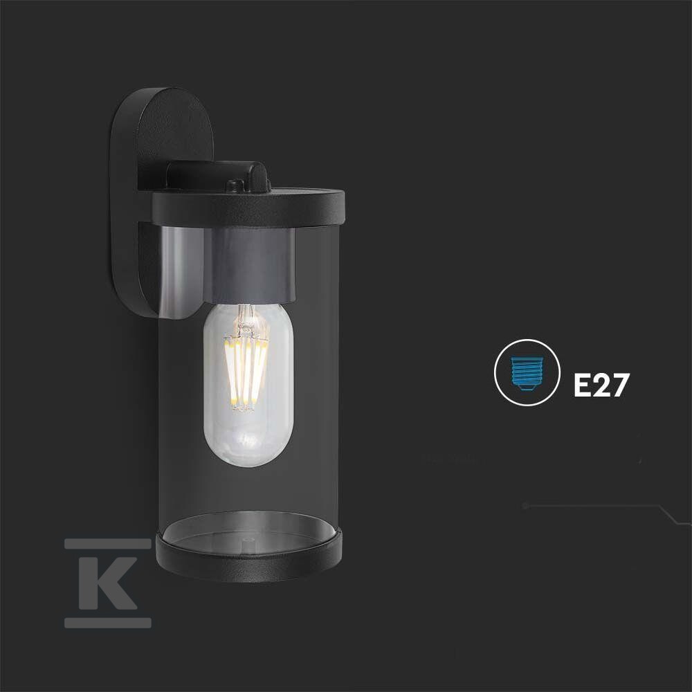 Kinkiet ogrodowy ścienny V-TAC czarny - 10417