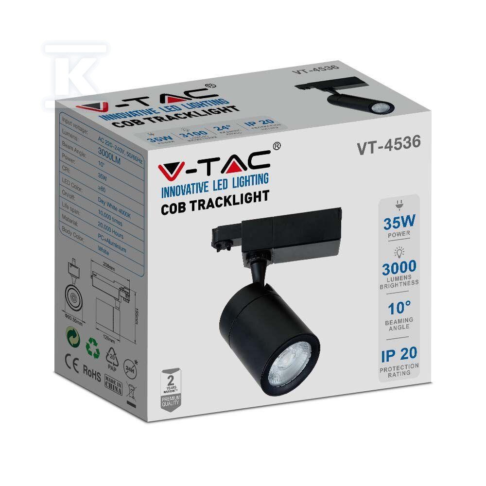 Oprawa szynosystem 3F V-TAC 35W 10st - 211287