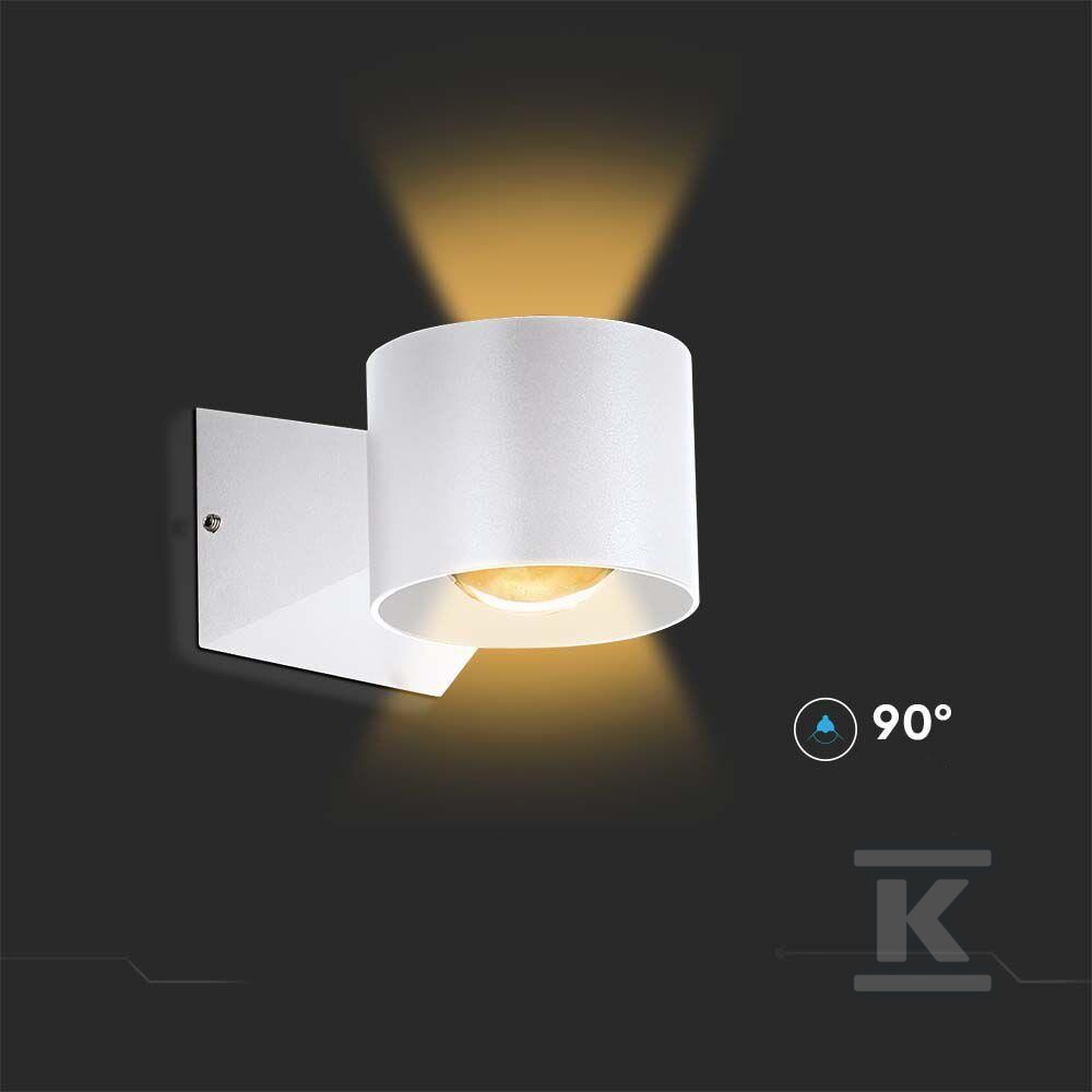 Oprawa ścienna V-TAC 5W kinkiet góra - 10444