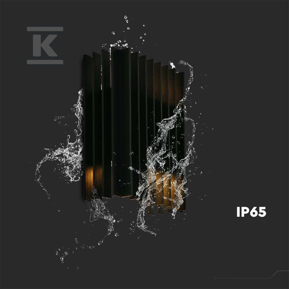 Kinkiet ścienny V-TAC 2x6W LED czarny - 10559