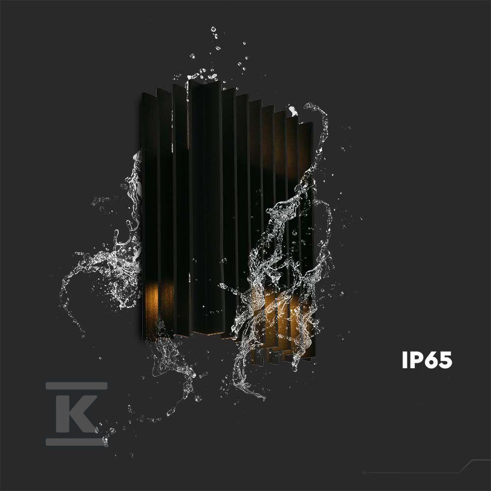 Kinkiet ścienny V-TAC 2x6W LED czarny - 10560