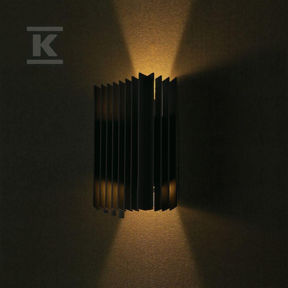 Kinkiet ścienny V-TAC 2x6W LED czarny - 10560