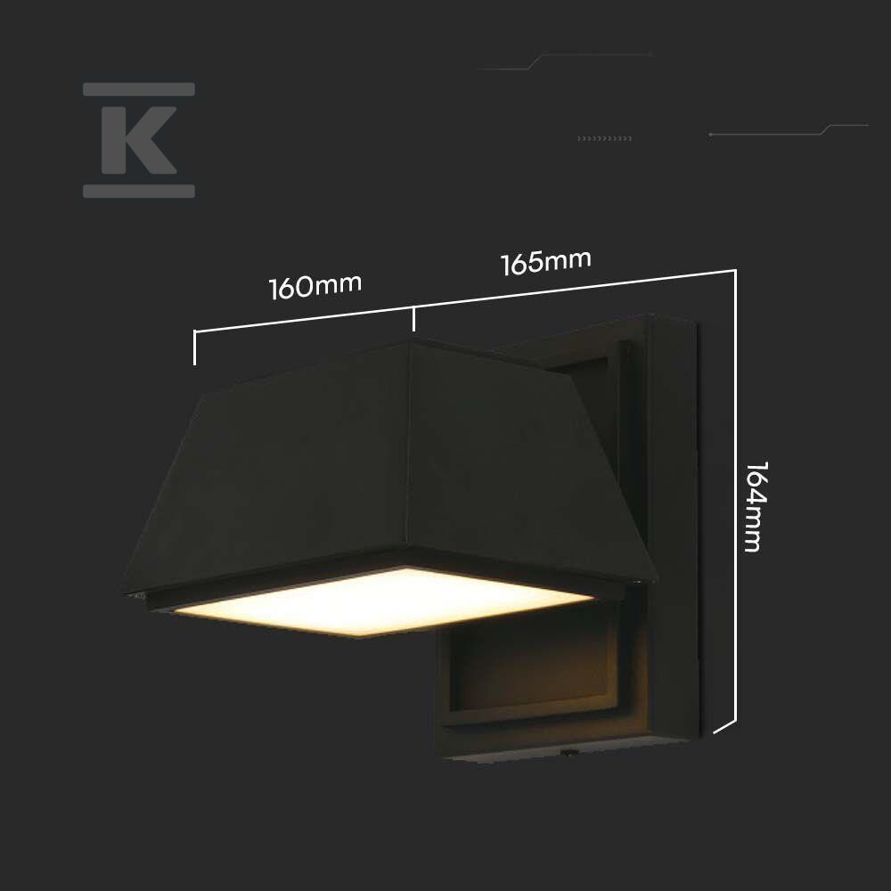 Kinkiet ścienny V-TAC 14W LED czarny - 23027