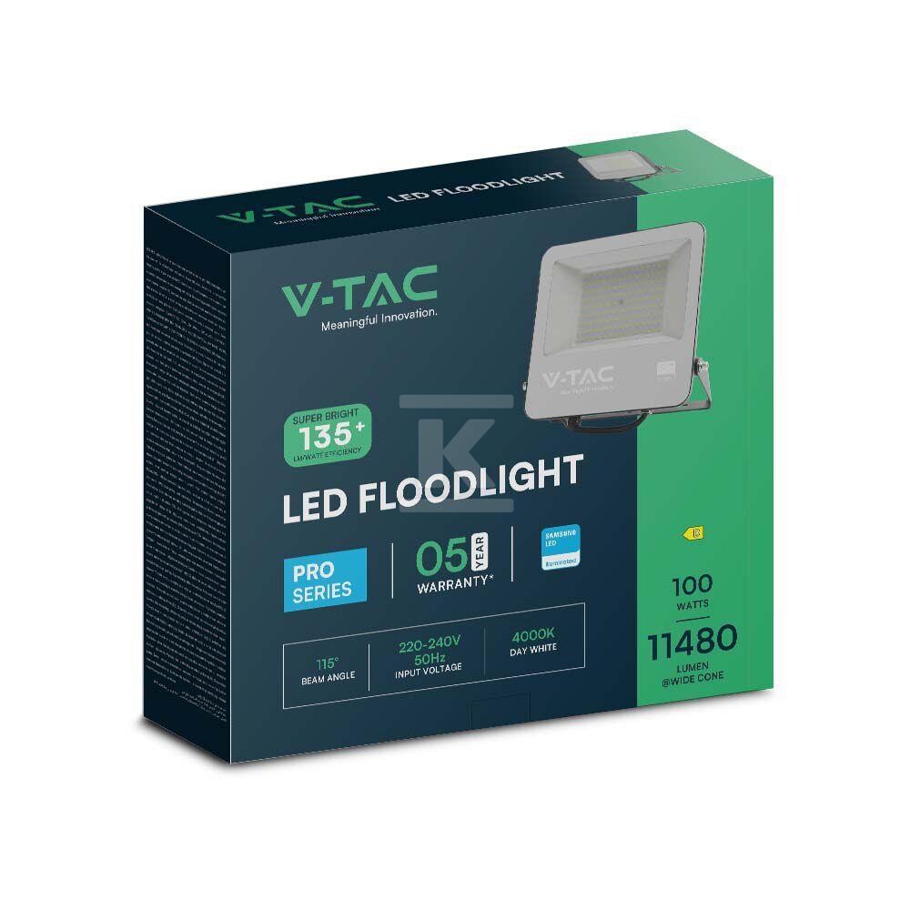 Naświetlacz LED V-TAC 100W 135Lm/W - 8847