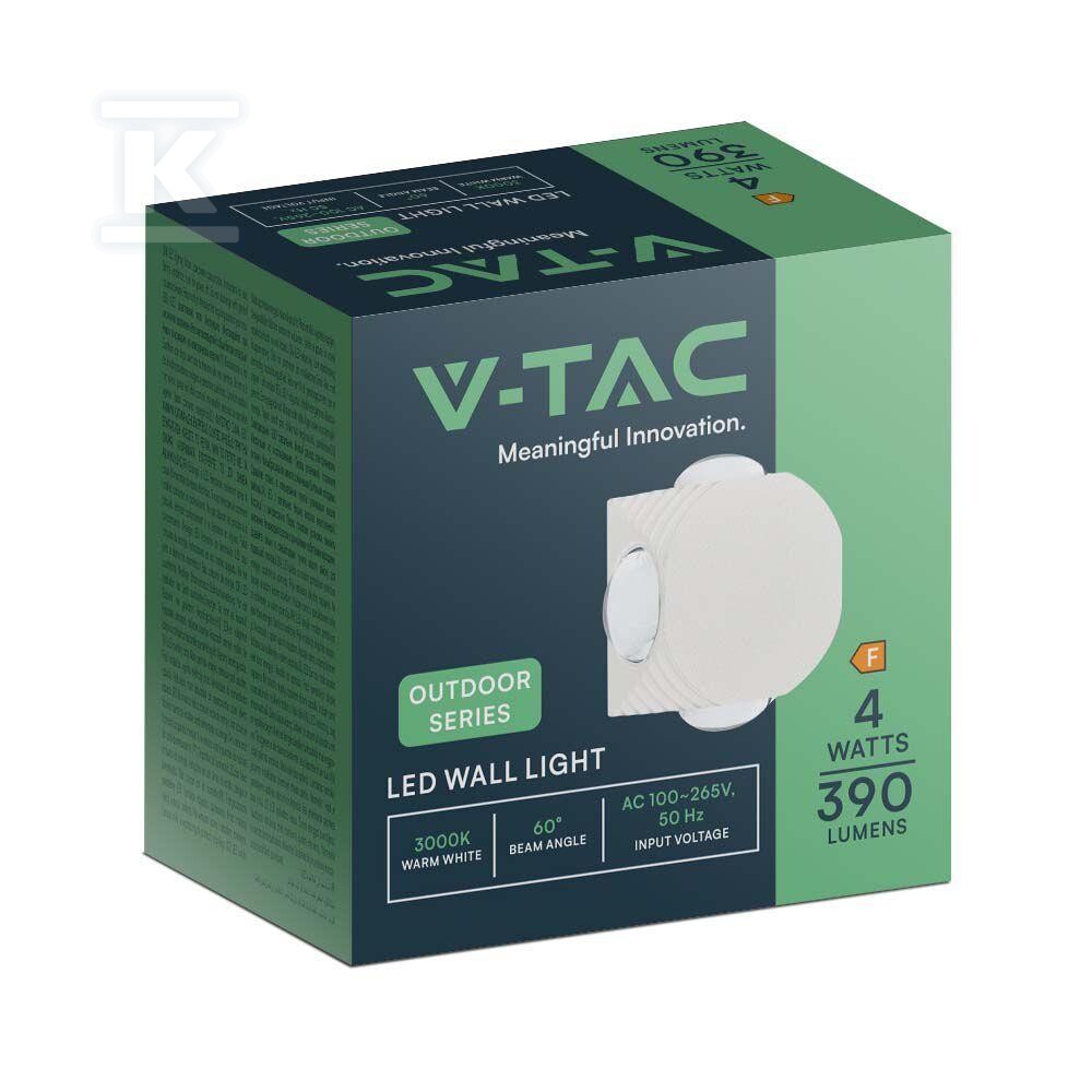 Oprawa ścienna góra dół V-TAC 4W LED - 10589