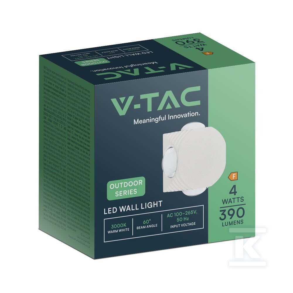 Oprawa ścienna góra dół V-TAC 4W LED - 10591