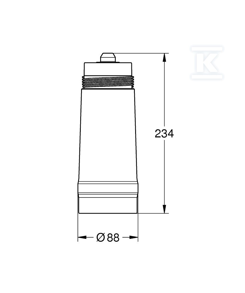 Фільтр GROHE Blue S, 5-фазна - 40404001