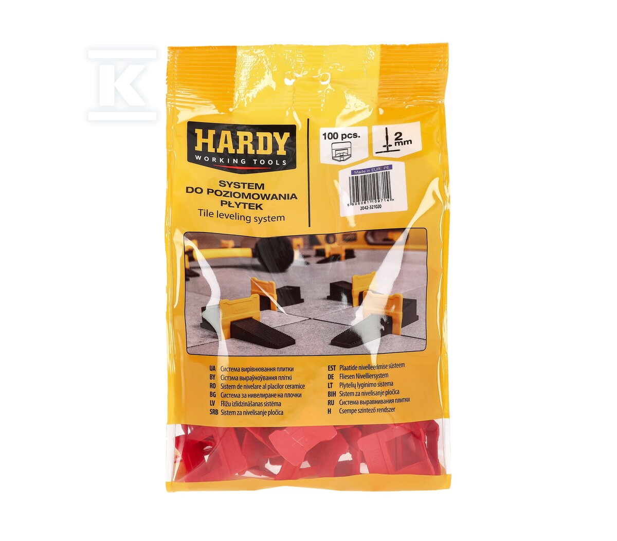 Klipsy do systemu poziomowania Hardy 2 - 2042-321020