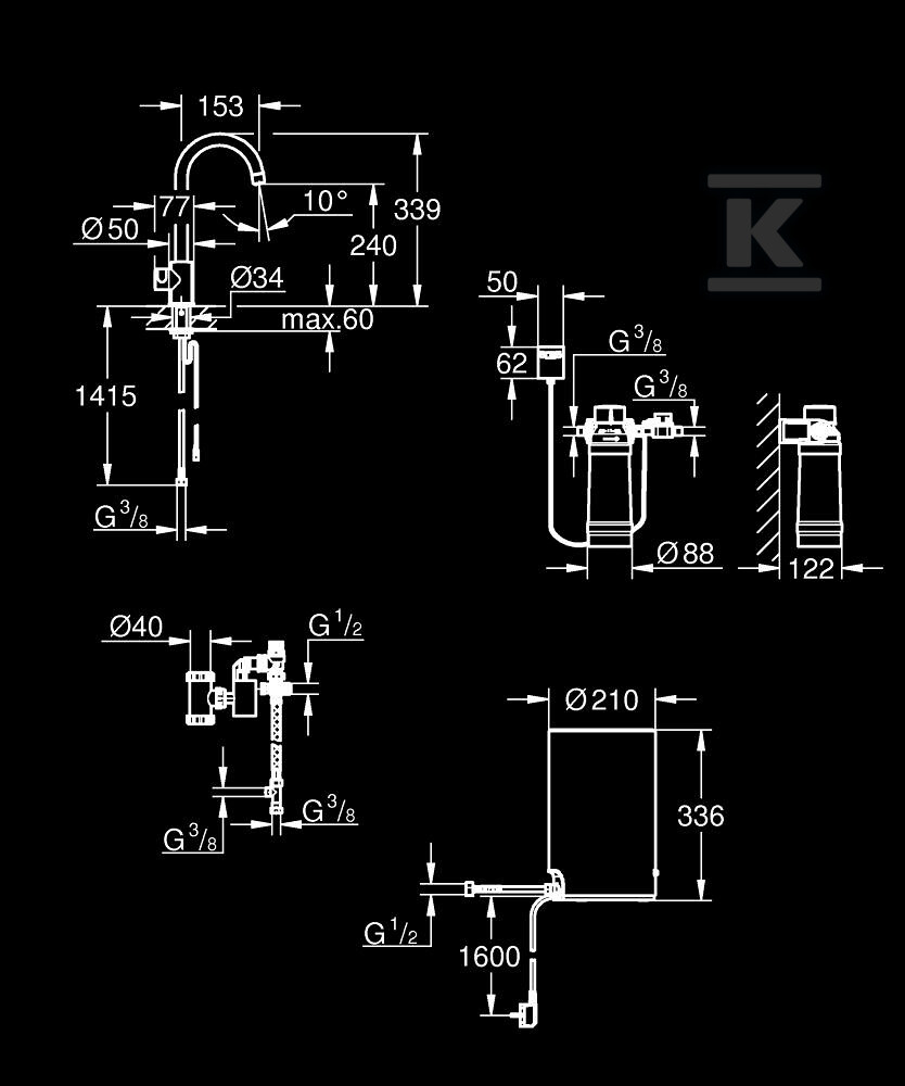 GROHE Red Duo Кухонна система - 30085AL1