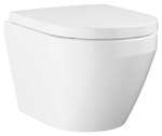 Miska WC wisząca, kompaktowa BauEdge Ceramika
