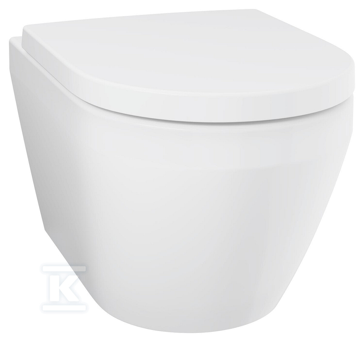 WC sospeso, con sedile e coperchio, - 102510SH00