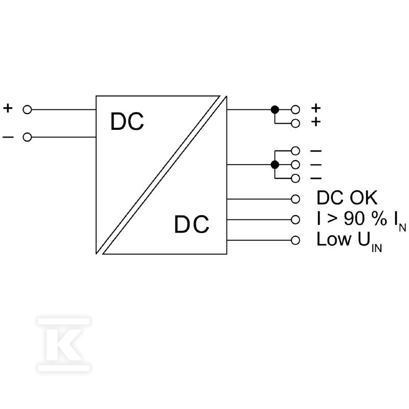 konwerter DC/DC, Przetwornik DC/DC, 24 - 2869010000