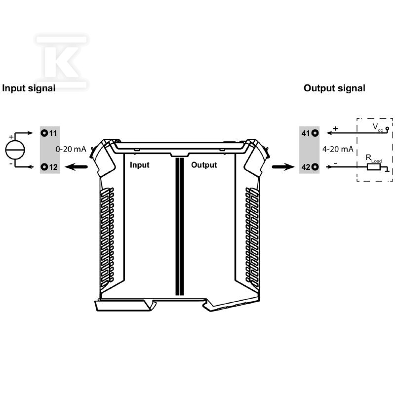 Konwerter sygnału / separator, Wejście - 7760054353
