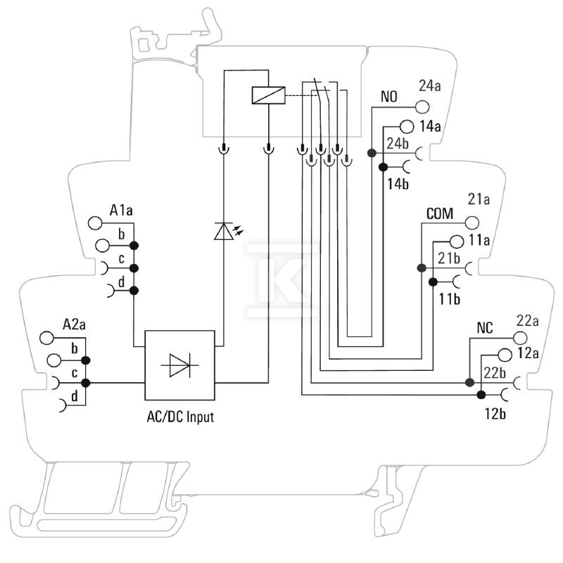 Moduł przekaźnikowy, 120 V UC ±10 %, - 2618570000