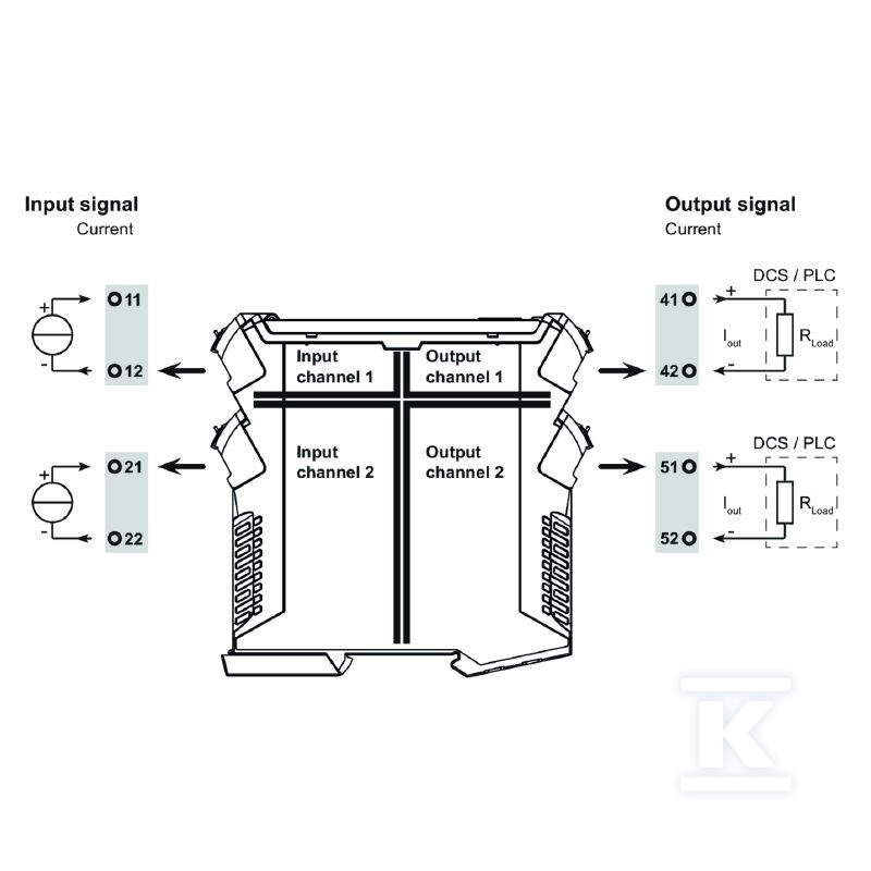 Konwerter sygnału / separator, Wejście - 7760054358
