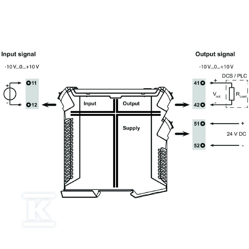Konwerter sygnału / separator, Wejście - 7760054131