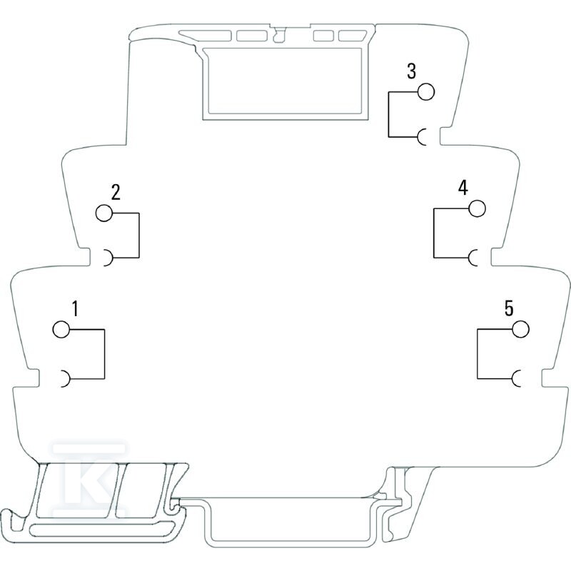 Modul zasilania (przekaźniki), PUSH IN, - 2618940000