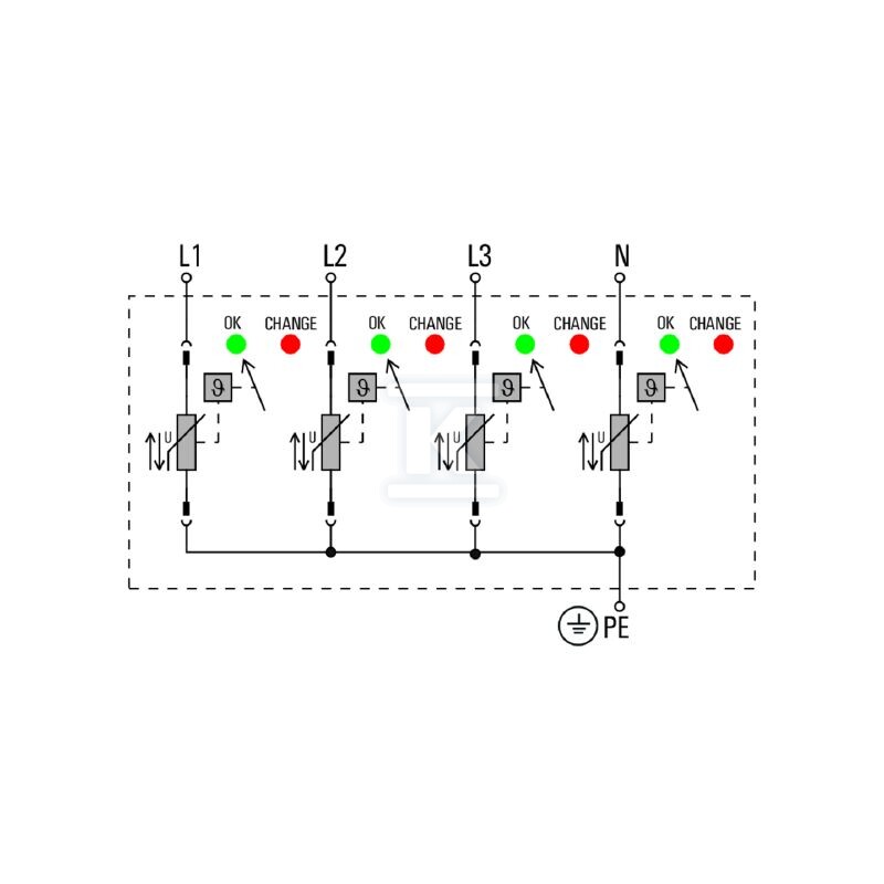 Ogranicznik przepięć AC (typ 2), - 2730490000